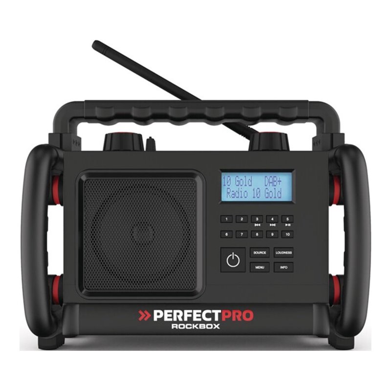 Baustellenradio ROCKBOX 11,1 V 230 V PERFECTPRO