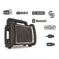 Baustellenradio TEAMBOX 11,1 V 230 V PERFECTPRO