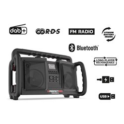 Baustellenradio ROCKBULL 11,1 V 230 V PERFECTPRO