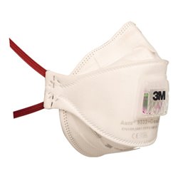 Atemschutzmaske 9332+FFP3+BV FFP3/V NR D m.Ausatemventil,faltbar 330St./KT 3M