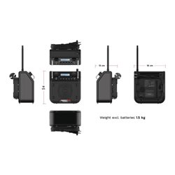 Baustellenradio DABPRO 11,1 V 230 V PERFECTPRO