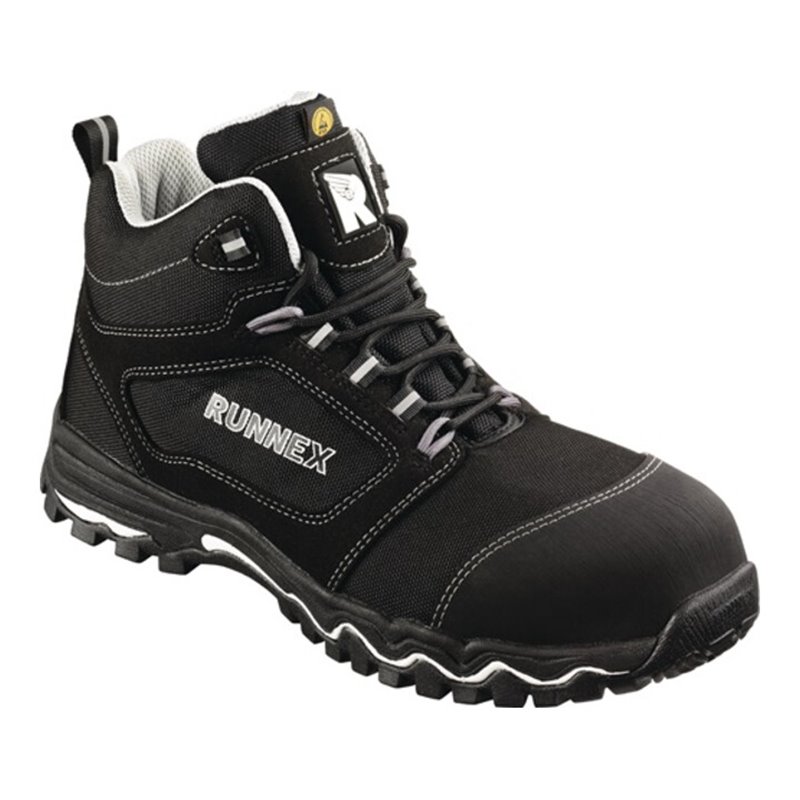 Sicherheitsstiefel LightStar 5323 Gr.40 schwarz/weiß/grau S3 SRC ESD RUNNEX