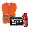 KFZ-Sicherheitspaket Set besthend aus Feuerlöscher, Warnweste, Verbandkasten