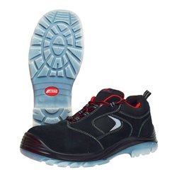 Sicherheitsschuh EASY STEP Gr.43 schwarz S1P SRC ESD EN20345 Leder NITRAS