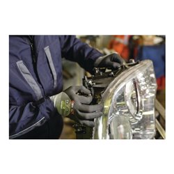 Handschuh OPTIMATE Gr.11 grau/schwarz EN 420/EN 388 PSA II OPTIFLEX