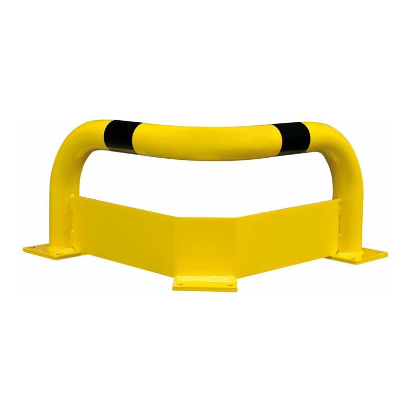 Moravia Eckrammschutz-Bügel Black Bull mit Unterfahrschutz für innen 600 mm 76 mm 3 mm