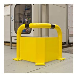 Moravia Eckrammschutz-Bügel Black Bull mit Unterfahrschutz für innen 600 mm 76 mm 3 mm