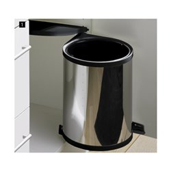 Abfallsammler Bin.it Classic B340xT270xH350mm schwarz VA/Ku.HETTICH