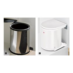 Abfallsammler Bin.it Classic B340xT270xH350mm schwarz VA/Ku.HETTICH