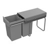 Abfallsammler Bin.it Duo II 300 B260xT450xH450mm grau Eimer Ku.HETTICH