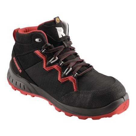 Sicherheitsstiefel TeamStar 5312 Gr.40 schwarz/rot S3 SRC ESD EN20345