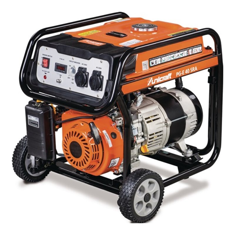 Stromerzeuger PG-E 40 SRA 3,3 kW Benzin UNICRAFT