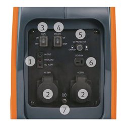 Stromerzeuger PG-I 20 SR 1,7 kW Benzin UNICRAFT