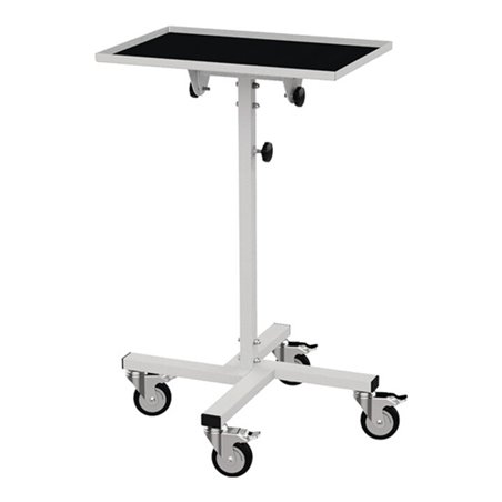 Materialständer Ladefl.L410xB610mm H.994-1344mm grau Ablage neigbar b.360Grad