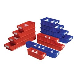 Regalkasten VKB L300xB230xH150mm rot PP LA-KA-PE