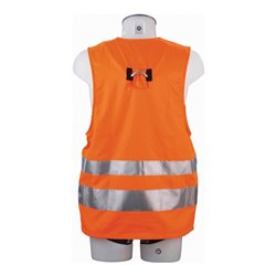 Warnweste MAS40 Quick EN361 EN20471 2-Punkt,Weste orange f.Gr.44-54 MAS