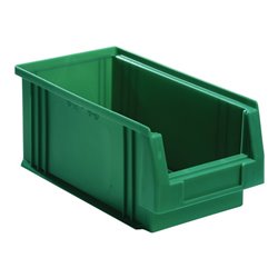 Sichtlagerkasten PLK L290xB150xH125mm PP grün LA-KA-PE