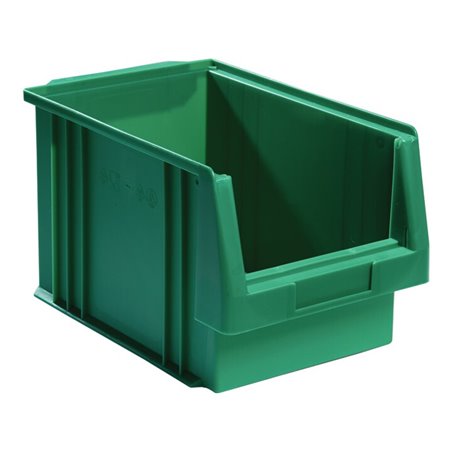 Sichtlagerkasten PLK L330xB213xH200mm PP grün LA-KA-PE
