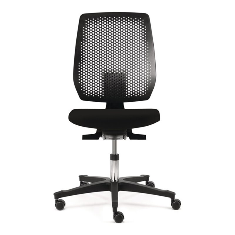 Arbeitsdrehstuhl Tec spot Rl.Stoffpolster schwarz Sitz-Höhe 410-570mm DAUPHIN