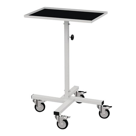 Materialständer Ladefl.L410xB610mm verstellb.H.945-1295mm lichtgrau Ablage starr