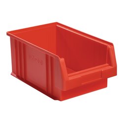 Sichtlagerkasten PLK L330xB213xH150mm PP rot LA-KA-PE