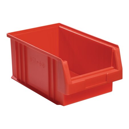Sichtlagerkasten PLK L330xB213xH150mm PP rot LA-KA-PE