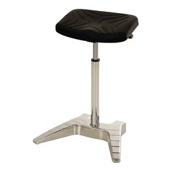 Stehhilfe PU-Integralschaum Sitz-H.700-880mm Alu.pol.m.Transportrollen LOTZ