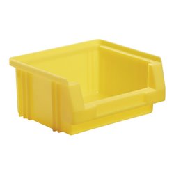 Sichtlagerkasten PLK L90xB102xH50mm PP gelb LA-KA-PE