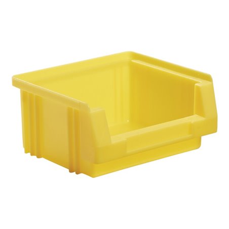 Sichtlagerkasten PLK L90xB102xH50mm PP gelb LA-KA-PE