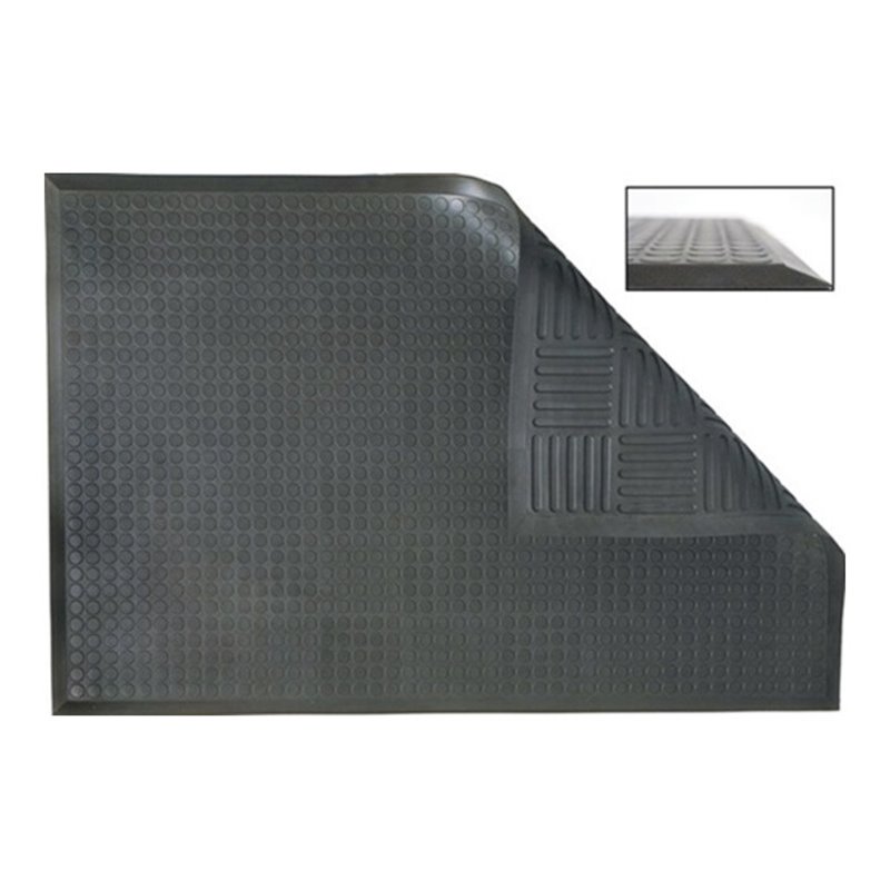 Arbeitsplatzbodenbelag L1530xB930xS11mm anth.PU