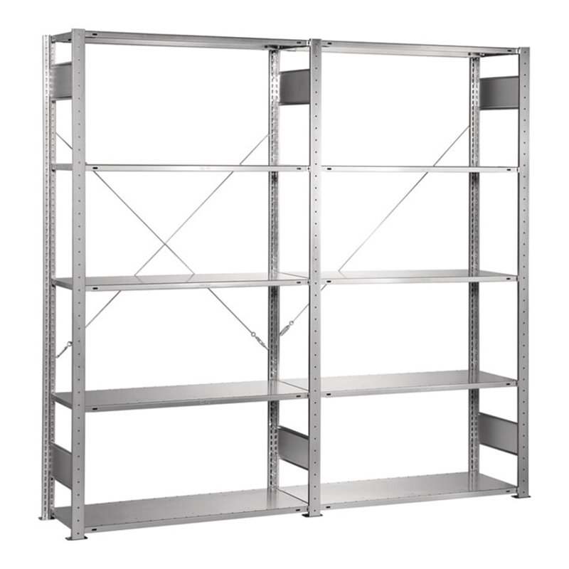 Steckregal H2000xB2000xT400mm verz.10 Trgf.150kg SCHULTE