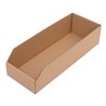 Regalkasten L400xB150xH100mm braun 1-wellige Pappe