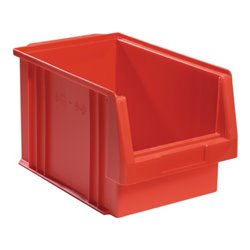 Sichtlagerkasten PLK L330xB213xH200mm PP rot LA-KA-PE