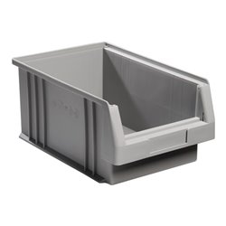 Sichtlagerkasten PLK L330xB213xH150mm PP grau LA-KA-PE