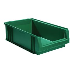 Sichtlagerkasten PLK L500xB315xH150mm PP grün LA-KA-PE