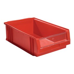 Sichtlagerkasten PLK L500xB315xH150mm PP rot LA-KA-PE