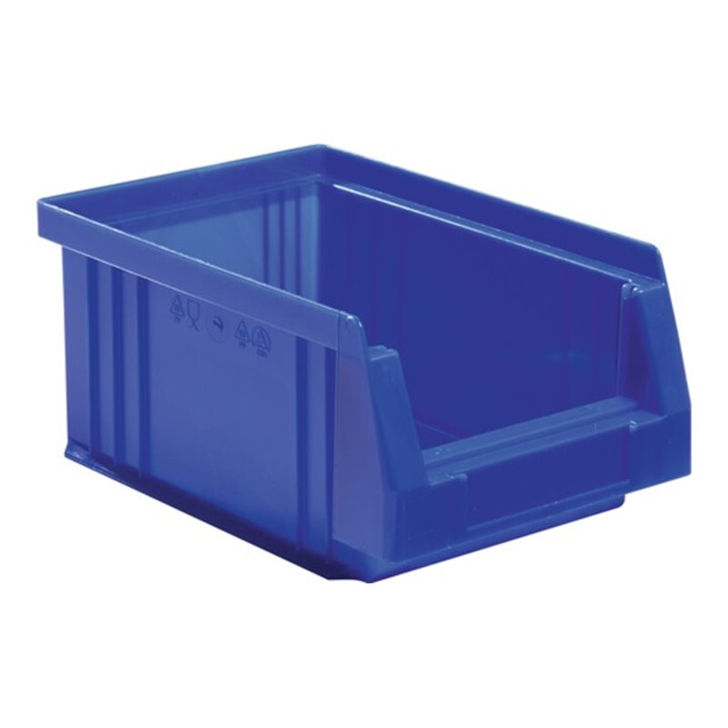 Sichtlagerkasten PLK L164xB105xH75mm PP blau LA-KA-PE