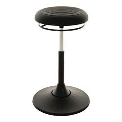 Drehhocker Ku.-Tellerfuß PU-Integralschaum schwarz Sitz-H.510-700mm LOTZ