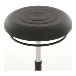 Drehhocker Ku.-Tellerfuß PU-Integralschaum schwarz Sitz-H.510-700mm LOTZ