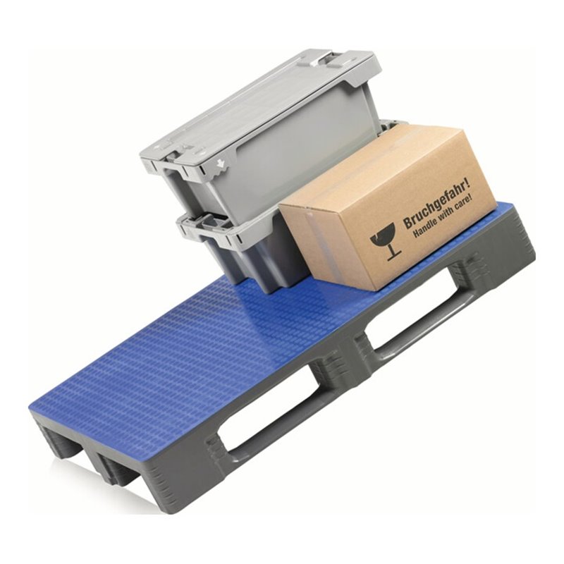 Kunststoffpalette L800xB1200xH160mm 3 Kufen geschl.HDPE CRAEMER