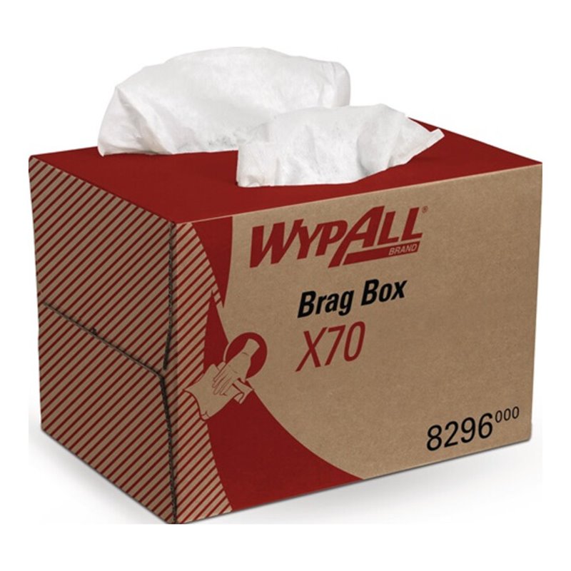 Wischtuch WypAll® X70 8296 L426xB282ca.mm weiß 1-lagig Box WYPALL