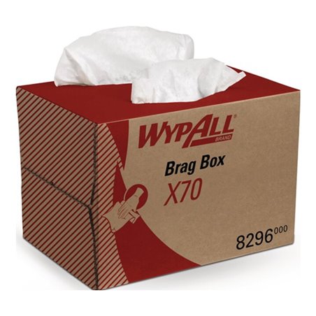 Wischtuch WypAll® X70 8296 L426xB282ca.mm weiß 1-lagig Box WYPALL