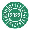 Einjahresprüfplakette D.30mm J.2022 m.Monaten Folie selbstkl.
