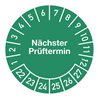 Mehrjahresprüfplakette D30mm Nächster Prüft. 2022-2027 Folie selbstkl.10St/Bogen