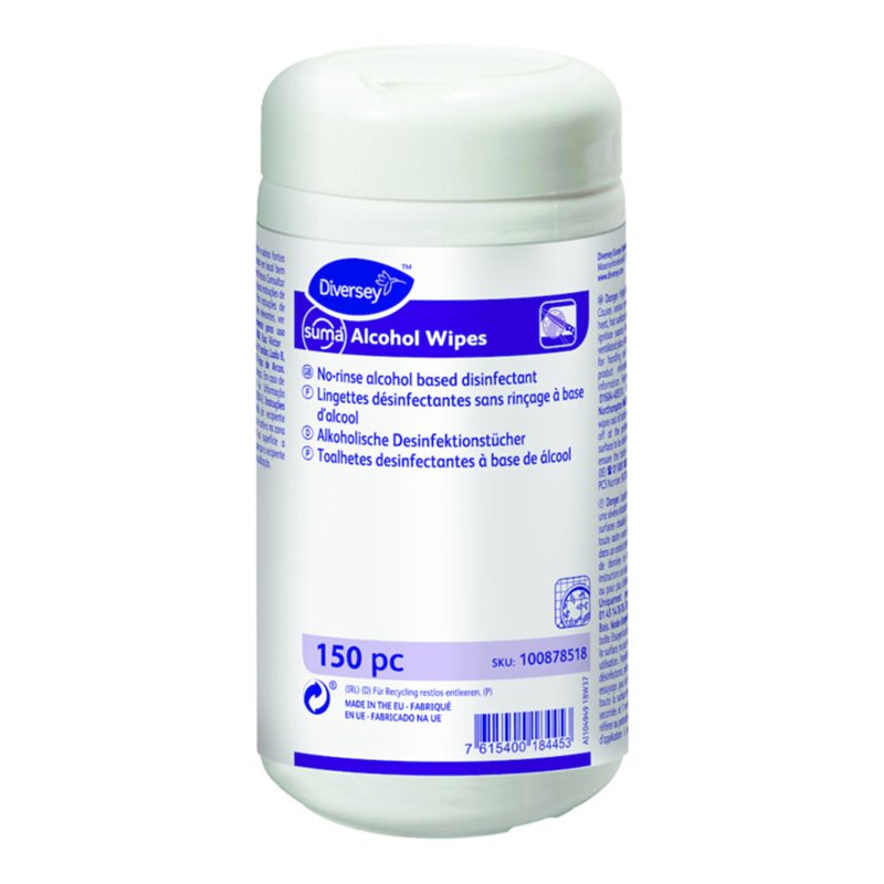 Desinfektionstücher Alcohol Wipes 150 Tü.Dose SUMA