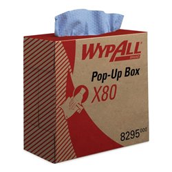 Wischtuch WypAll® X80 8295 L427xB212ca.mm blau 1-lagig 5 Boxen/KT WYPALL