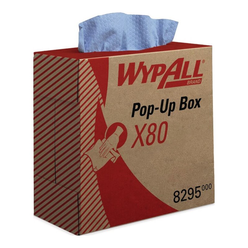 Wischtuch WypAll® X80 8295 L427xB212ca.mm blau 1-lagig 5 Boxen/KT WYPALL