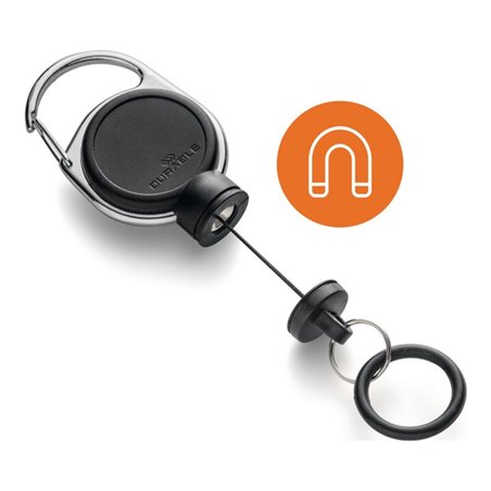 Cliphalter JoJo f.kleine Desinfektionsflaschen Band-L.600mm schwarz DURABLE