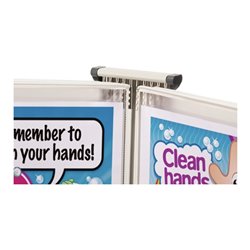 Wandhalter 10 Sichttafeln schwarz lackiertf.A4 TARIFOLD