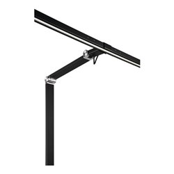 Schreibtischleuchte Alu/KU schwarz H.720mm verstellb.m.LED